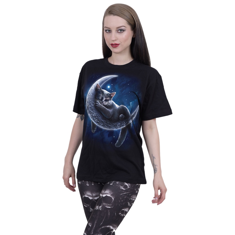 Spiral - Velvet Moon Unisex T-shirt - Zwart